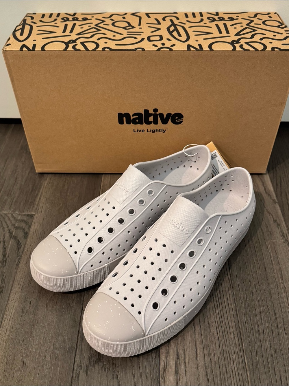 Grey NIB Native Shoes Jefferson Bloom NIB Men 9 Women 11